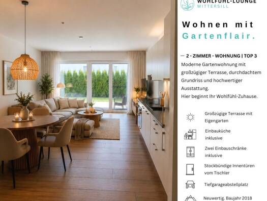 Wohnung zum Kauf provisionsfrei 274.500 € 2 Zimmer 57 m² EG Mittersill 5730