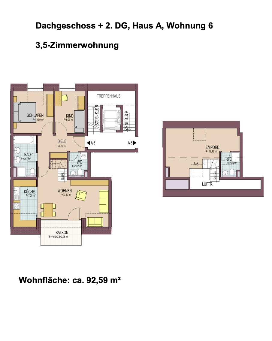 Wohnung zum Kauf 678.000 € 3,5 Zimmer 92,6 m²<br/>Wohnfläche Littenweiler Freiburg im Breisgau 79117