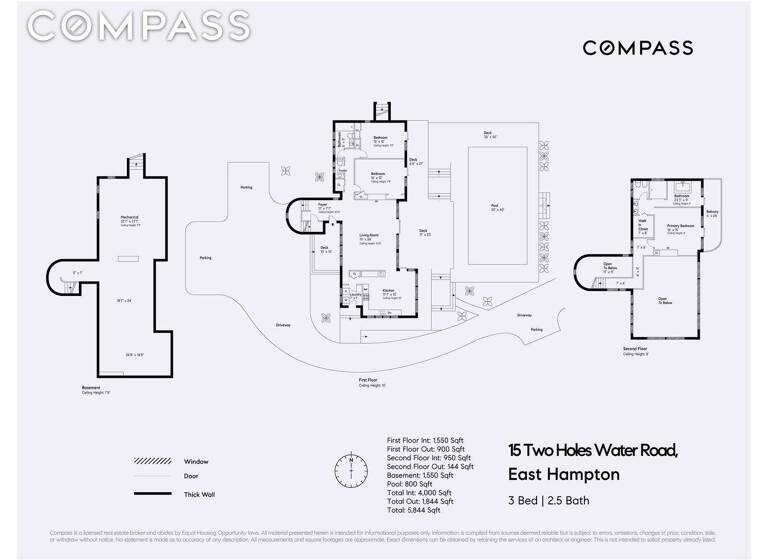 Einfamilienhaus zum Kauf 2.110.106 € 3 Zimmer 232,3 m² 15 2 Holes Water Rd East Hampton 11937