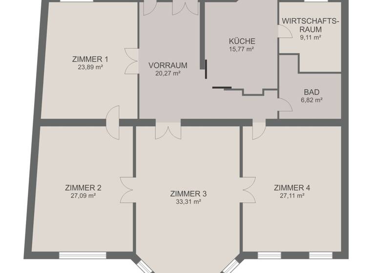 Wohnung zum Kauf 1.545.000 € 4 Zimmer 167,2 m² 4. Geschoss Wien 1040