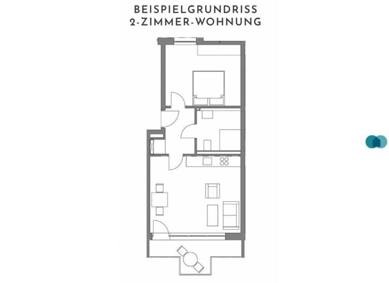 Wohnung zur Miete 794 € 2 Zimmer 51,5 m² 1. Geschoss frei ab 01.07.2026 Konsul-Smidt-Straße 54 Handelshäfen Bremen 28217