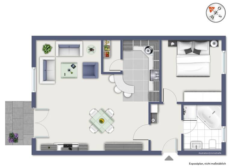 Wohnung zum Kauf 185.000 € 2 Zimmer 65 m² EG Nordöstlicher Stadtteil Schweinfurt 97422