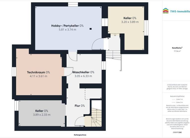 Einfamilienhaus zum Kauf als Kapitalanlage geeignet 529.000 € 6,5 Zimmer 151 m² 1.020 m² Grundstück Leimersheim 76774
