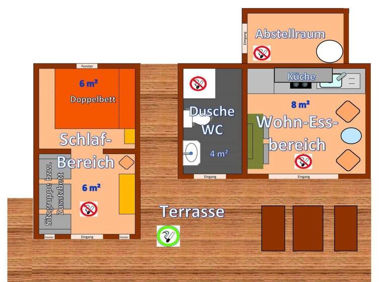 Bungalow zum Kauf provisionsfrei 15.000 € 2 Zimmer 25 m² 1 m² Grundstück Kloster 1 Kloster Saalburg-Ebersdorf 07929