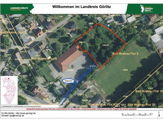 Grundstück zum Kauf 85.000 € 3.429 m² Grundstück Bad Muskau 02953