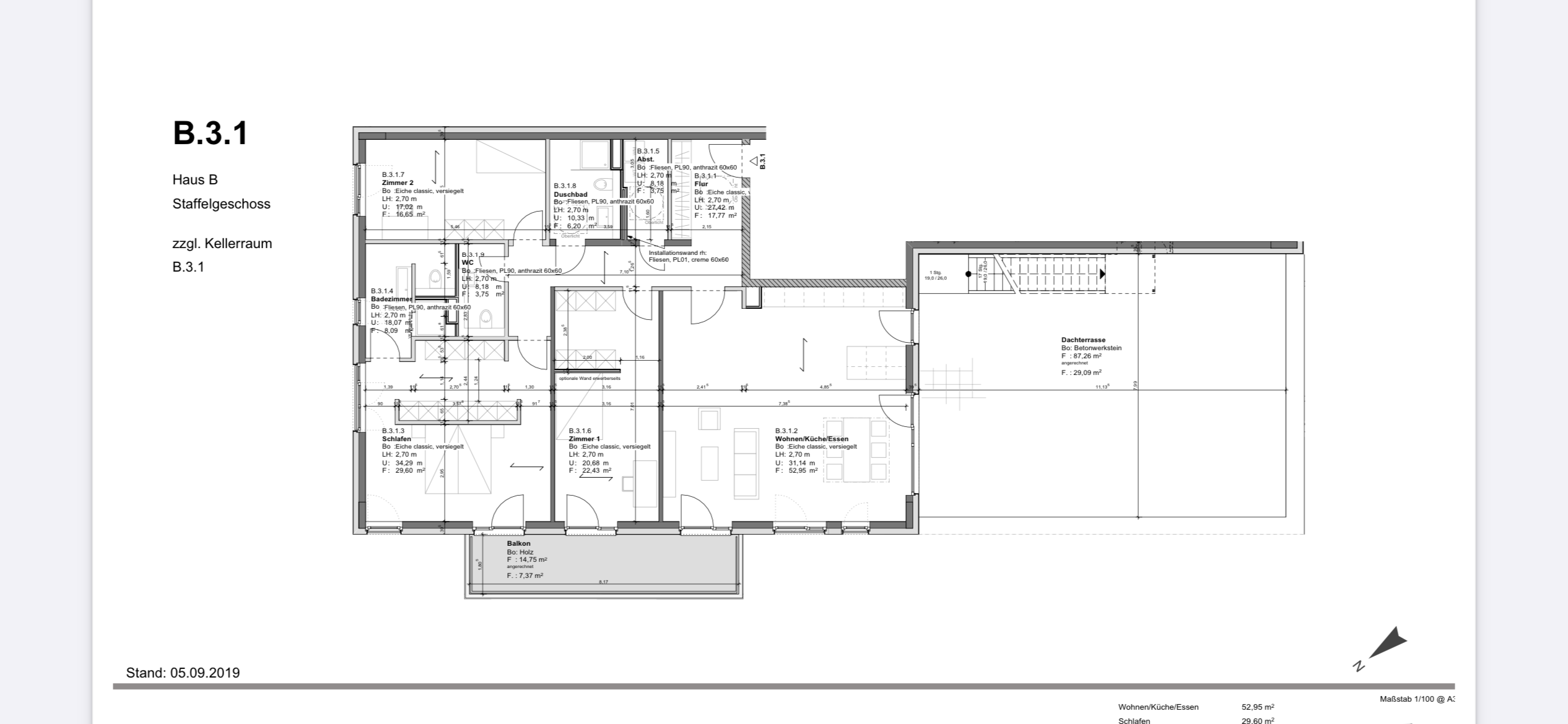 Penthouse zur Miete 2.200 € 4 Zimmer 193 m²<br/>Wohnfläche 3.<br/>Geschoss 01.03.2025<br/>Verfügbarkeit Rosmarinweg 5 Reislingen Wolfsburg 38446