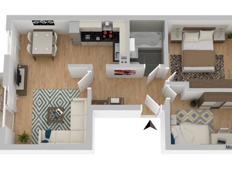 Wohnung zur Miete 285 € 3 Zimmer 54,5 m² 6. Geschoss frei ab 01.05.2026 Am Himmelreich 34 Suhl 98527