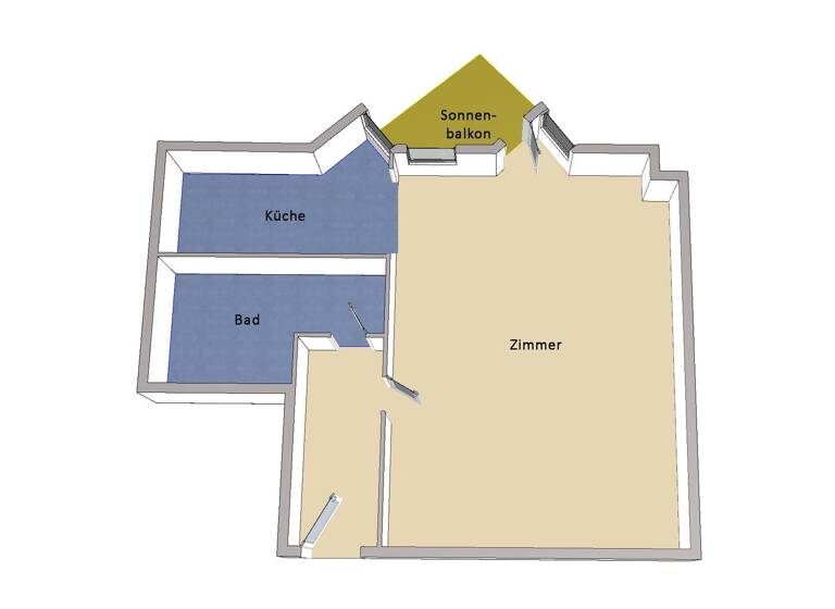 Studio zum Kauf 175.000 € 1 Zimmer 37 m² frei ab sofort Spandau Berlin 13589