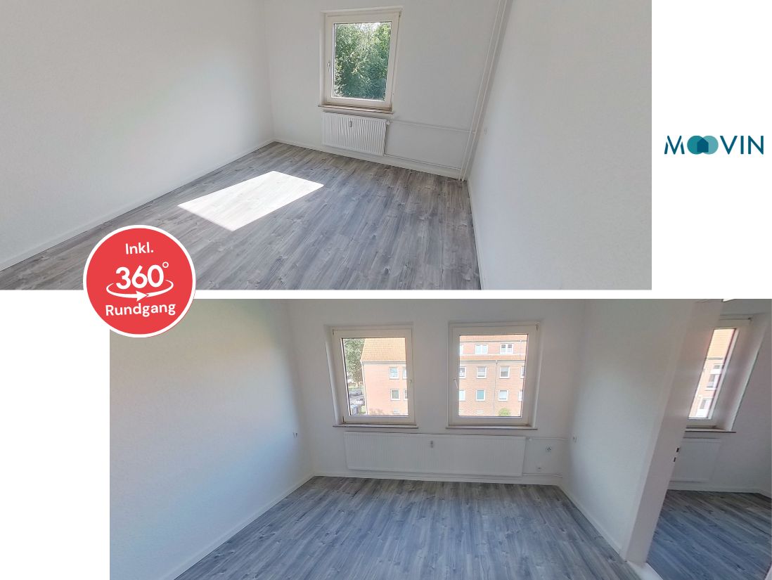 Studio zur Miete 379 € 3 Zimmer 50,2 m²<br/>Wohnfläche 1.<br/>Geschoss 01.12.2024<br/>Verfügbarkeit Hermann-Allmers-Straße 28 Barenburg Emden 26721