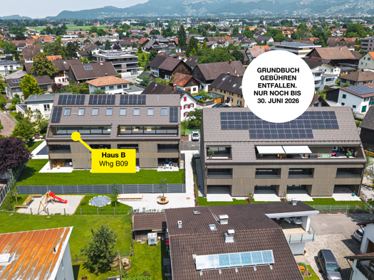 Maisonette zum Kauf - Erstbezug 1.064.000 € 3 Zimmer 123,7 m² 2. Geschoss Ringstraße 19 Feldkirch 6800