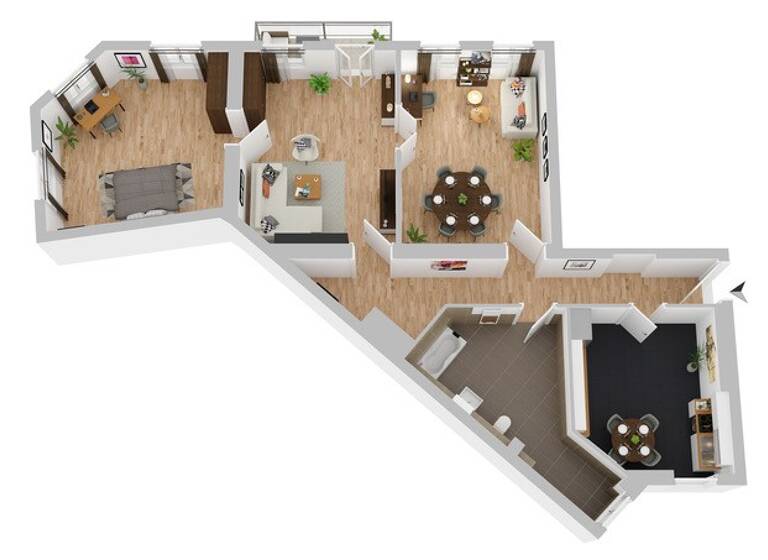 Wohnung zum Kauf 649.000 € 3 Zimmer 126,7 m²<br/>Wohnfläche 2.<br/>Geschoss Berlichingenstraße 18 Moabit Berlin 10553