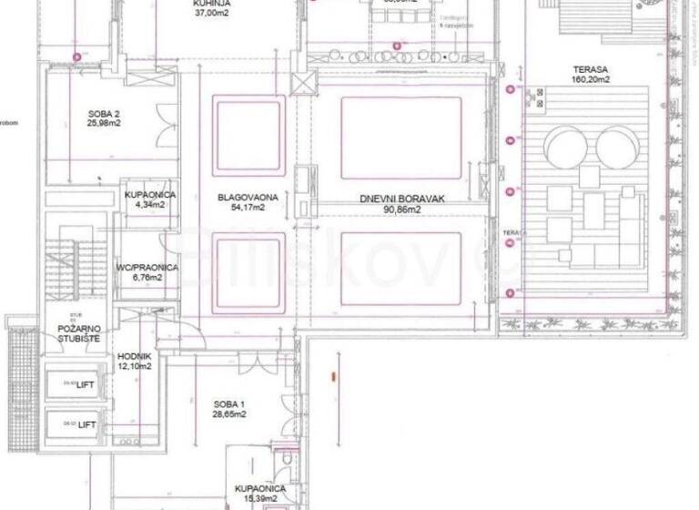 Wohnung zum Kauf 3.000.000 € 3 Zimmer 370 m² Kanal - Sigecica