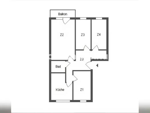 Wohnung zur Miete Tauschwohnung 442 € 4 Zimmer 82,2 m² 3. Geschoss Kirchsteigfeld Potsdam 14480