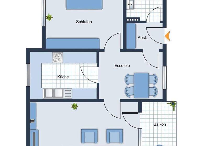 Wohnung zum Kauf 124.900 € 2 Zimmer 70,5 m² 3. Geschoss Werdohl 58791