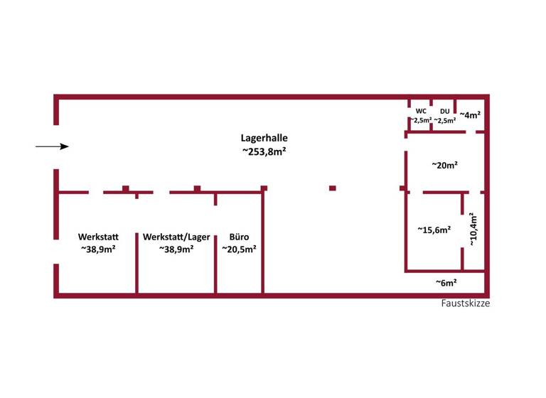 Halle/Industriefläche zur Miete 6,03 € 261 m² Lagerfläche Mödling 2340