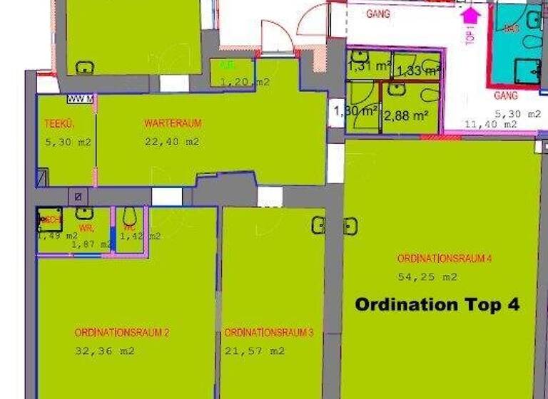 Büro zur Miete 279 € 1 Zimmer 54,3 m² Bürofläche Waidhofen an der Thaya 3830