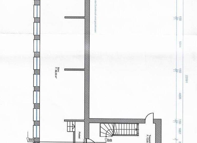 Bürofläche zur Miete 1.150 € 1 Zimmer 96,5 m² Bürofläche Altstadt Passau 94032