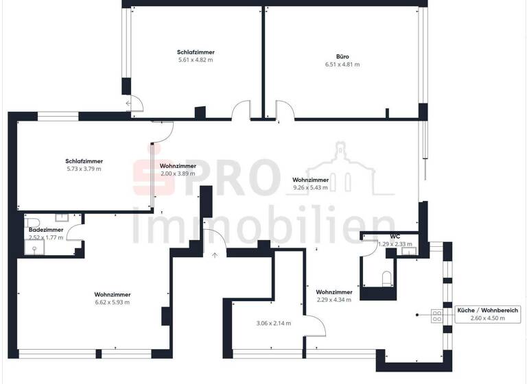 Büro zum Kauf 1.268 € 5 Zimmer St Arnual Saarbrücken 66119