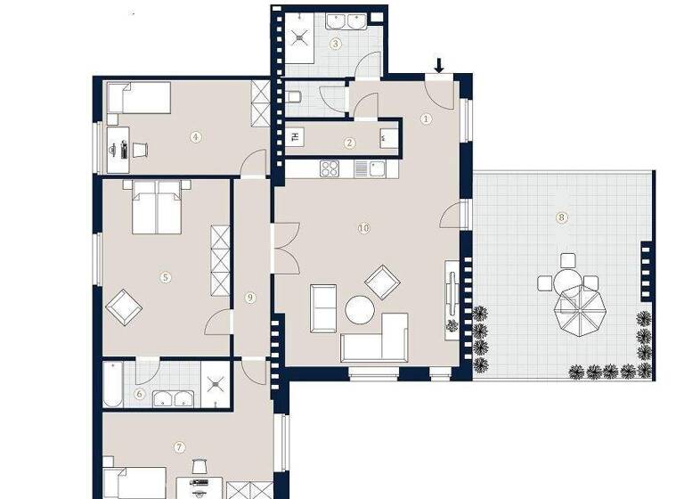 Wohnung zum Kauf 1.299.000 € 4 Zimmer 119,3 m² Wien 1040