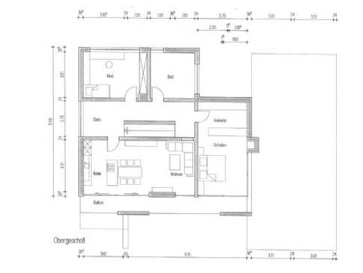 Wohnung zur Miete 1.250 € 3 Zimmer 130 m² 1. Geschoss Merianstr. 1 Altötting 84503