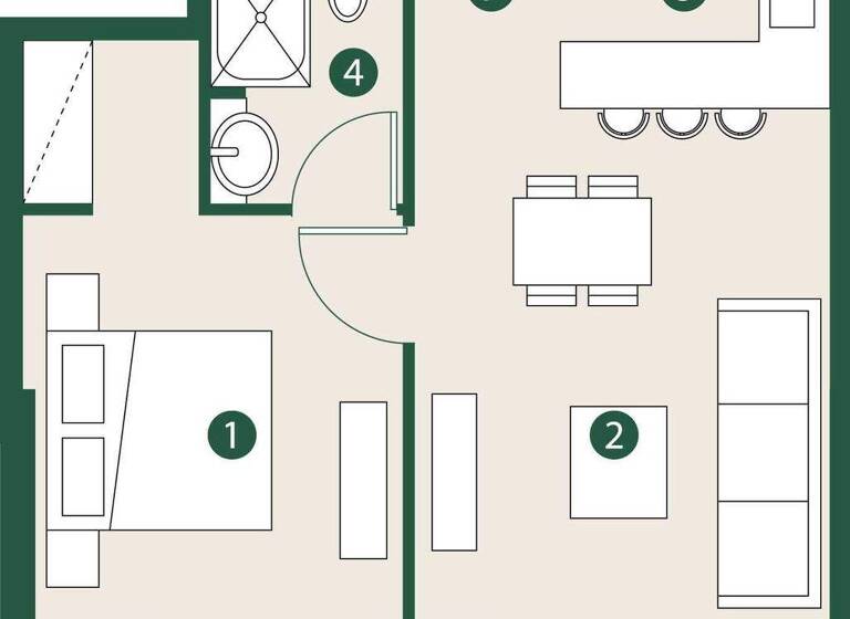 Wohnung zum Kauf provisionsfrei 254.536 € 2 Zimmer 63,7 m² Dubai 00000