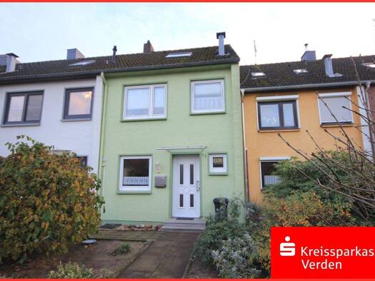 Reihenmittelhaus zum Kauf 109.000 € 6 Zimmer 103,4 m² 187 m² Grundstück Verden 27283