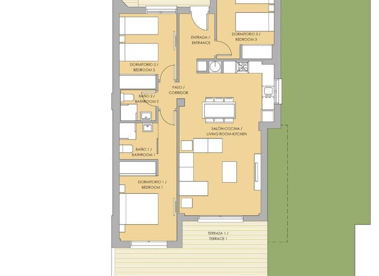 Bungalow zum Kauf provisionsfrei 279.900 € 4 Zimmer 90 m² 72 m² Grundstück Avenida del Golf Orihuela 03313