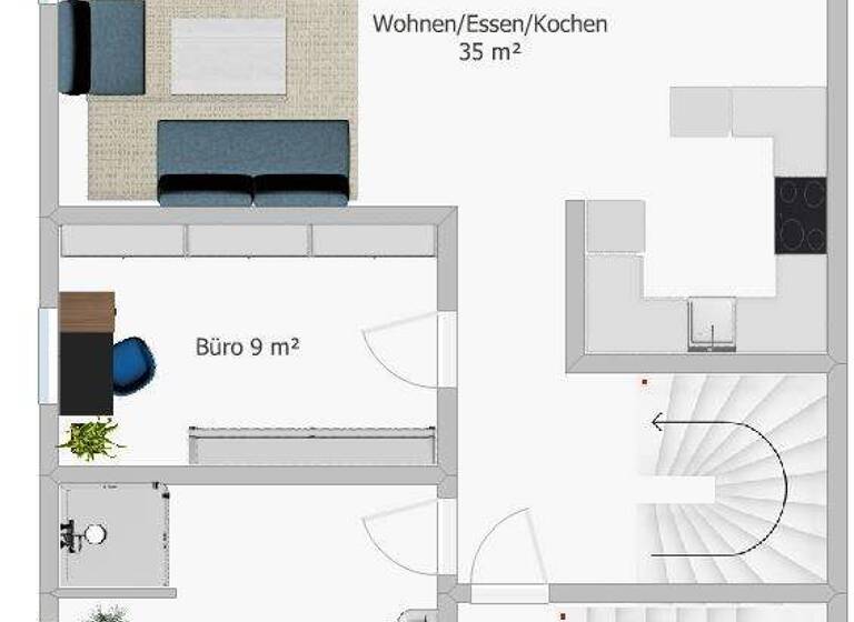 Maisonette zur Miete 1.350 € 3 Zimmer 94 m² frei ab sofort Geisenhausen 84144