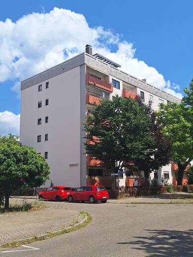 Wohnung zum Kauf 200.000 € 1 Zimmer 43,9 m² Dachgeschoss, 4. Geschoss frei ab 01.08.2025 Holbeinstr. 3 Neureut - Nördlicher Teil Karlsruhe 76149