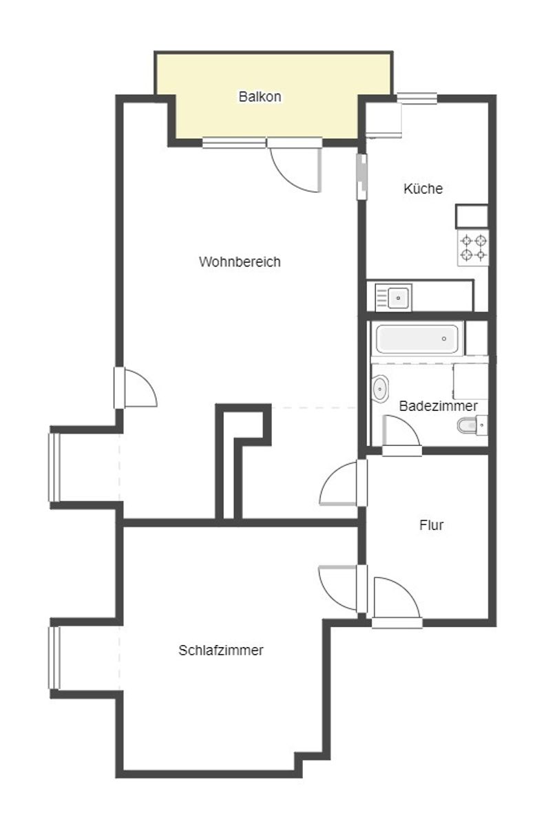 Wohnung zum Kauf 230.000 € 2 Zimmer 62,1 m²<br/>Wohnfläche 3.<br/>Geschoss Rosenheim 83026