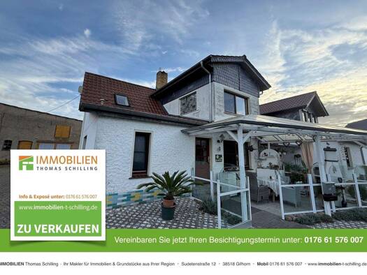 Doppelhaushälfte zum Kauf 185.000 € 5 Zimmer 132 m² 845 m² Grundstück Zum Scharfenberg 14 Jahrstedt Klötze 38486