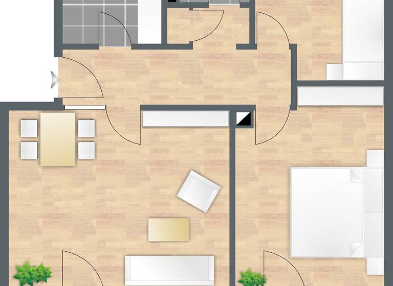 Wohnung zur Miete 950 € 3 Zimmer 77 m² 1. Geschoss Goerdelerstraße 17 Wiesbaden 65197