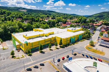 Produktionshalle zur Miete provisionsfrei 25.000 m² Lagerfläche teilbar von 500 m² bis 25.000 m² Meininger Straße/Hauptstraße 3-11 Wahlbezirk 101 Suhl 98529