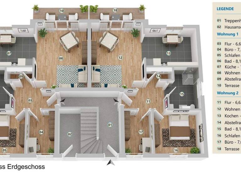 Mehrfamilienhaus zum Kauf provisionsfrei als Kapitalanlage geeignet 1.300.000 € 12 Zimmer 322 m² 800 m² Grundstück Thedinghausen 27321
