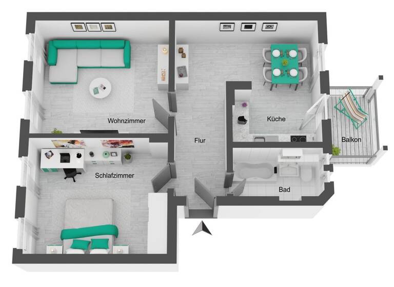 Wohnung zur Miete 930 € 2,5 Zimmer 61 m²<br/>Wohnfläche 1.<br/>Geschoss 01.06.2025<br/>Verfügbarkeit Neustädter Straße 30 Neustadt-Neuschönefeld Leipzig 04315