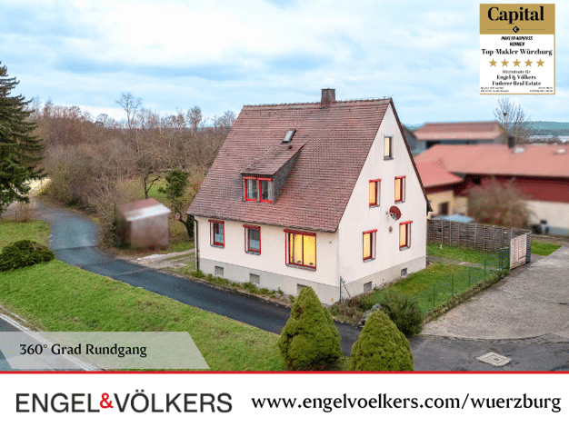 Einfamilienhaus zum Kauf 230.000 € 8 Zimmer 160 m² 459 m² Grundstück Marktsteft Marktsteft 97342