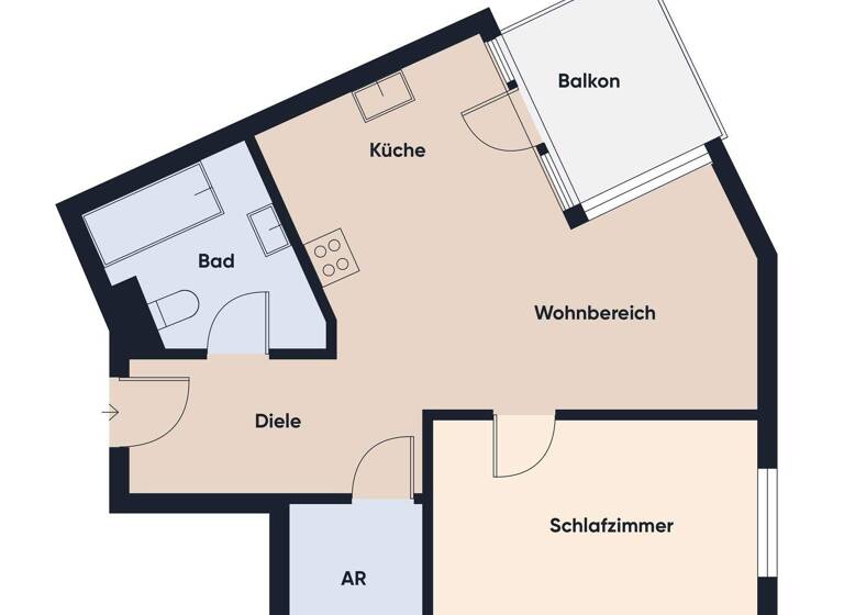Wohnung zum Kauf 280.000 € 2 Zimmer 47,4 m² 1. Geschoss Hauptmann Frick Straße 10 Frastanz 6820