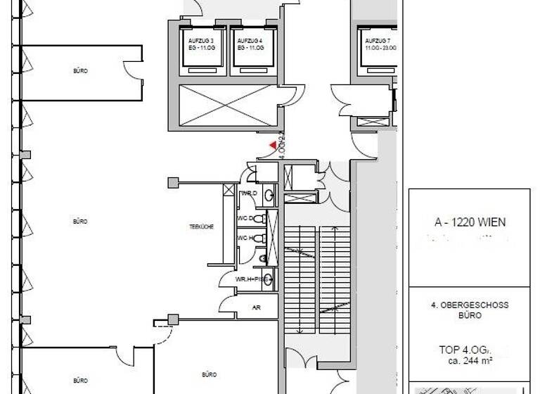 Büro zur Miete 13,90 € Wien 1220