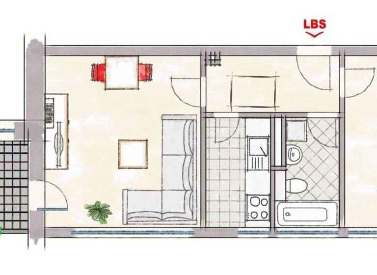 Loft zum Kauf 289.000 € 2 Zimmer 54 m² 4. Geschoss Neue Schönhauser Straße 26c Niederschönhausen Berlin 13187