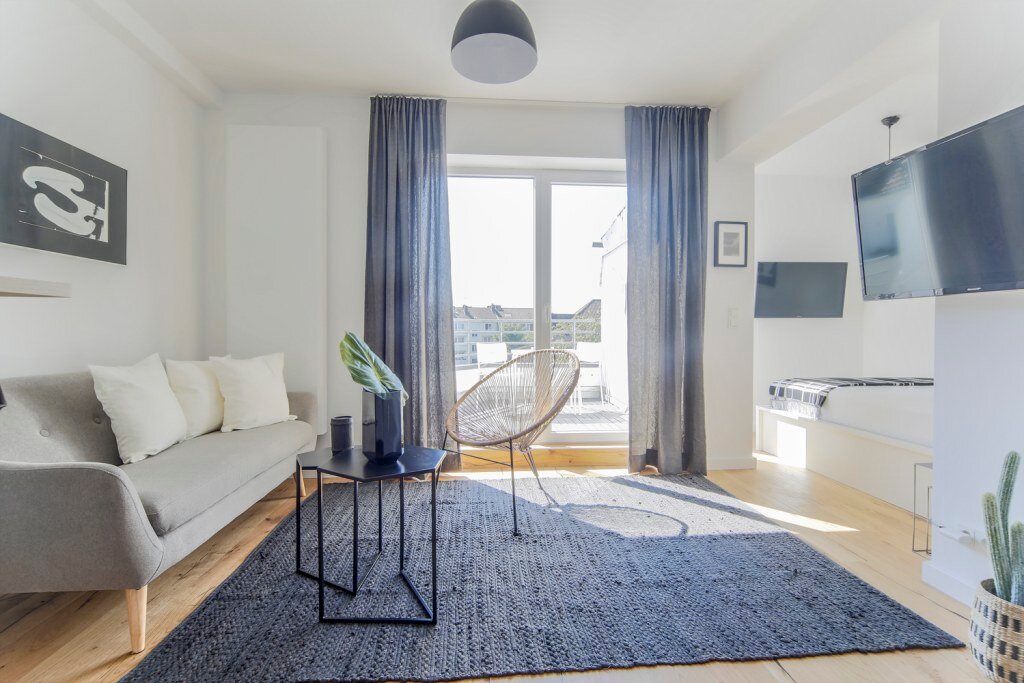 Wohnung zur Miete Wohnen auf Zeit 1.350 € 1 Zimmer 30 m²<br/>Wohnfläche 03.11.2024<br/>Verfügbarkeit Grafenberger Allee Flingern - Nord Düsseldorf 40237