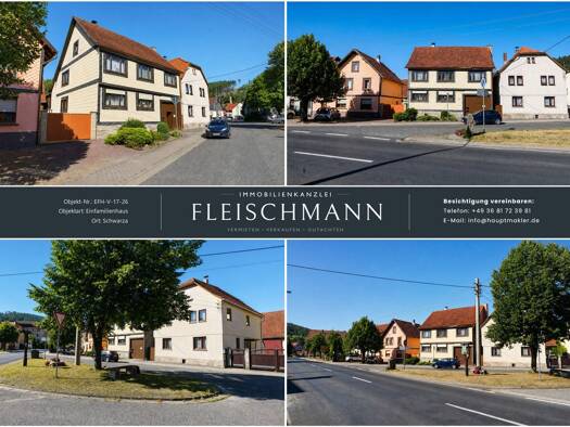 Einfamilienhaus zum Kauf provisionsfrei 66.000 € 4 Zimmer 130 m² 627 m² Grundstück Schwarza 98547