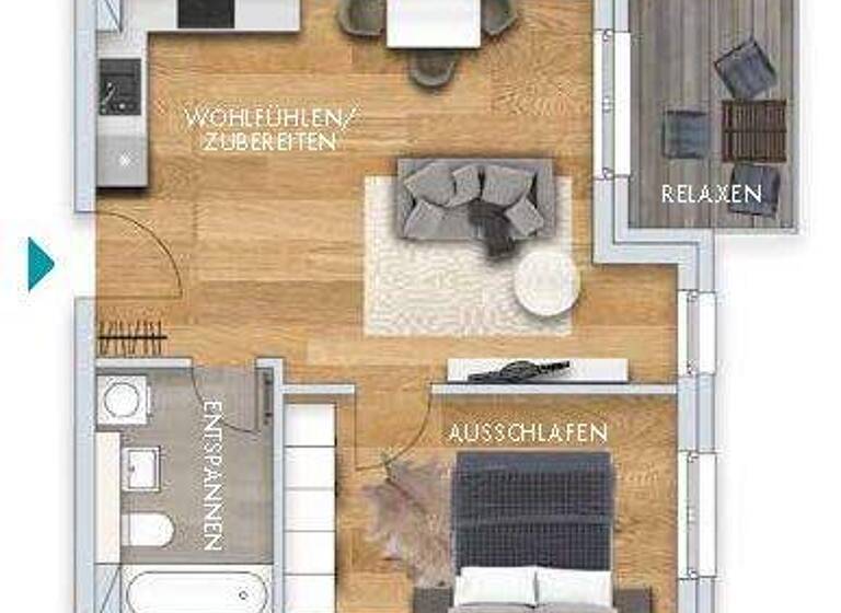 Wohnung zur Miete 708 € 2 Zimmer 50,5 m² 1. Geschoss frei ab 15.01.2026 Haus A / Leopoldstr. 2 Connewitz Leipzig 04277