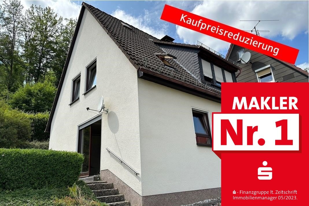 Doppelhaushälfte zum Kauf 130.000 € 3 Zimmer 103 m²<br/>Wohnfläche 793 m²<br/>Grundstück Bad Laasphe Bad Laasphe 57334