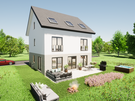 Einfamilienhaus zum Kauf - Erstbezug 590.000 € 6 Zimmer 172 m² 552 m² Grundstück Stammheim Florstadt - Stammheim 61197