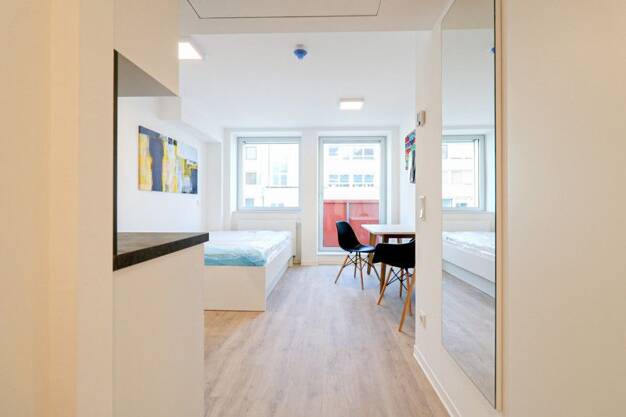 Wohnung zur Miete 574 € 1 Zimmer 19,8 m² 5. Geschoss frei ab 01.08.2025 Konrad-Adenauer-Platz 10 Stadtmitte Düsseldorf, Stadt 40210