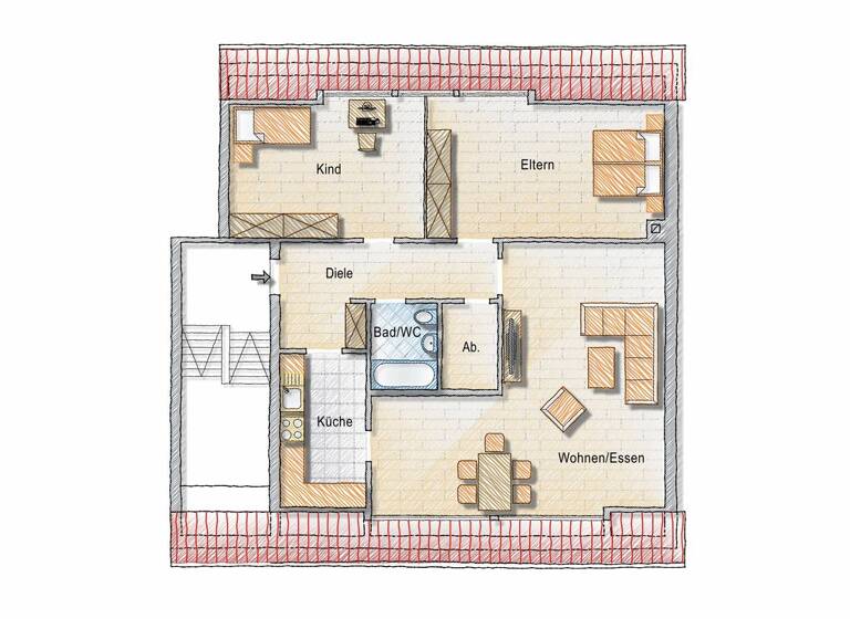 Wohnung zum Kauf 149.000 € 3 Zimmer 91 m² 4. Geschoss Innen Remscheid 42853