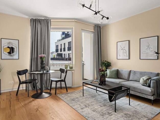 Studio zur Miete Wohnen auf Zeit 1.710 € 1 Zimmer 38 m² frei ab 06.09.2026 Neukölln Berlin 12047