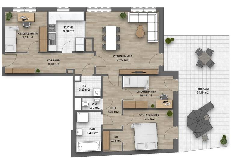 Wohnung zum Kauf 509.000 € 4 Zimmer 103,2 m² Wien 1230