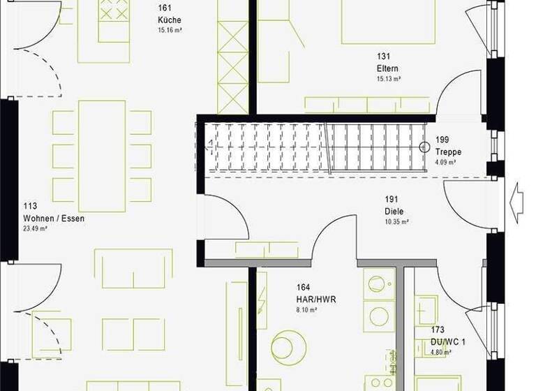 Einfamilienhaus zum Kauf - Erstbezug provisionsfrei 488.000 € 5 Zimmer 159 m² 487 m² Grundstück Naunhof 04683