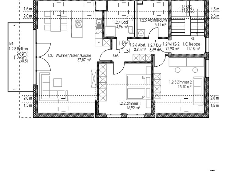 Wohnung zum Kauf - Erstbezug 530.000 € 3 Zimmer 92,9 m² Stein b Laboe 24235